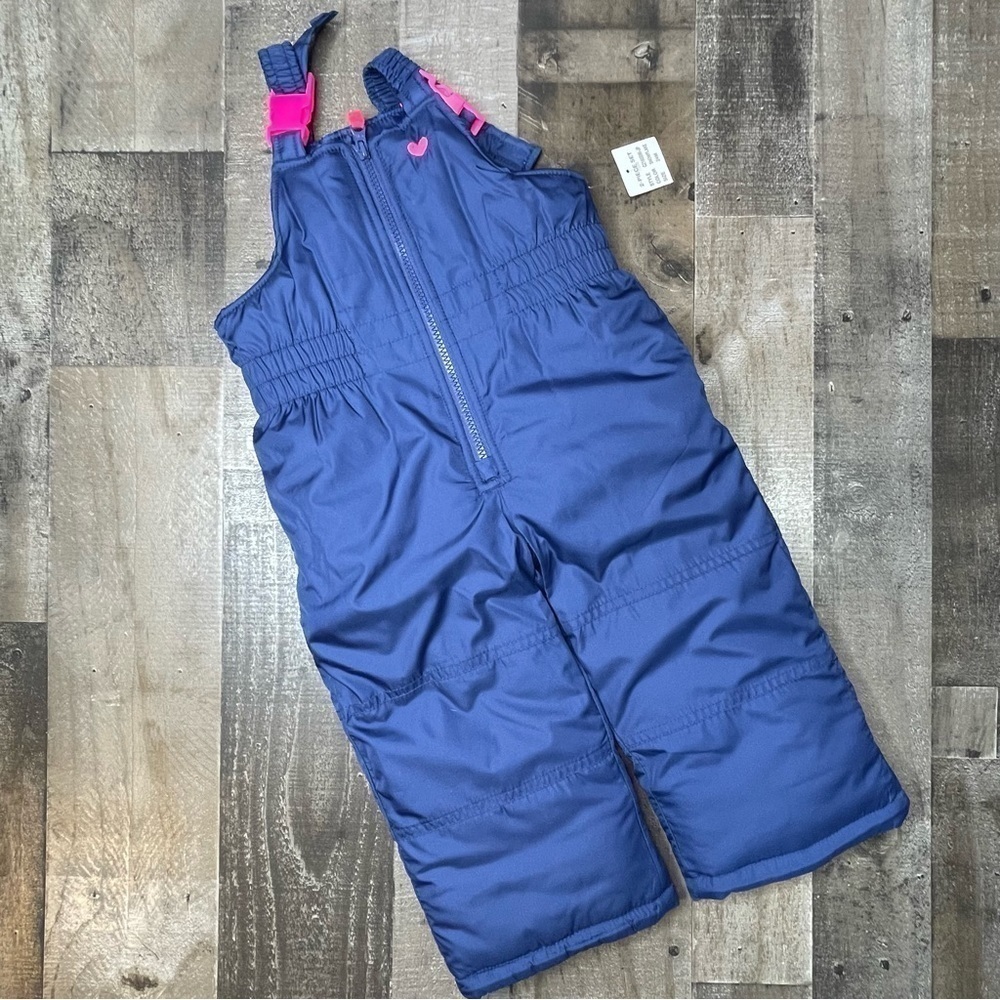 NWT Carters Snowbibs Girls size 24 months
